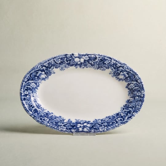 Emsan Floransa Kayık Tabak 26 cm Mavi