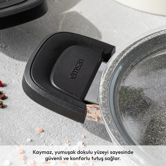 Emsan Fortis Granit 6 Parça Sahan Set Gri