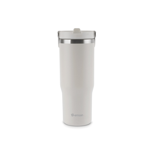 Emsan Star Ice Pipetli Çelik Sızdırmaz Termos 900 ml