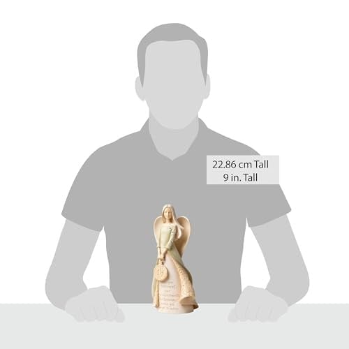 Enesco Temeller Emeklilik Melek Taşı Reçine Heykelcik, 22,8 cm