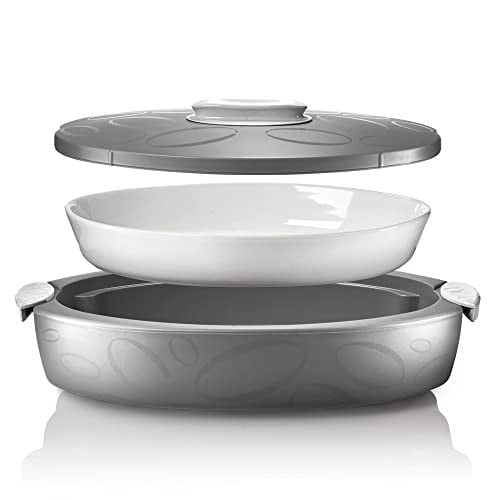 Enjoy TuttoCaldo Termal Servis Kabı 4 Litre - Gri