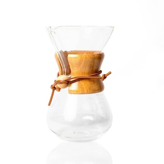 Epinox Cam Dripper Kahve Ekipmanı, 600 ml, 4 cup (Chemex Modeli) - Seçenekler: 400 ml, 600 ml, 800 ml, 1000 ml