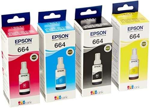 EPSON T664 Mürekkep Seti (4 Renk) Orjinal