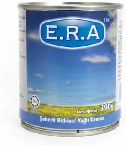 ERA Yoğunlaştırılmış Süt 390 g – Tatlılar, Kahveler ve Pastalar İçin Kremamsı Lezzet