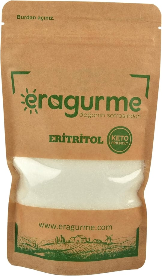 eragurme Eritritol Tatlandırıcı 250G Kristal Formunda