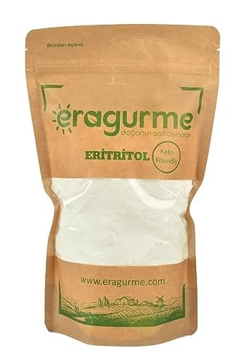 eragurme Eritritol Tatlandırıcı 500G Keto (Pudra Formunda)