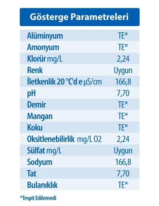 Erikli Doğal Kaynak Suyu Pet Şişe 6x1.5 L