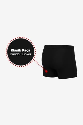 Erkek 3’Lü Renkli Bambu Boxer - 25102