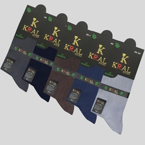 Erkek Bambu Düz Uzun Klasik Yazlık Dikişsiz Çorap 5li Premium Set 40-44