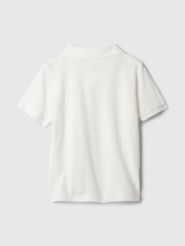 Erkek Bebek Gap Logo Polo Yaka T-Shirt Krem