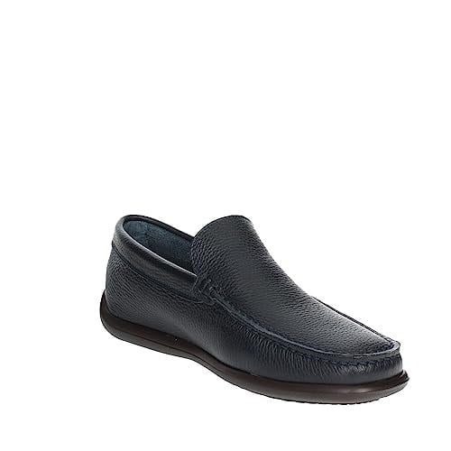 Erkek Brio Klasik Ayakkabı 14T4 Frau BRIO Leather Blu