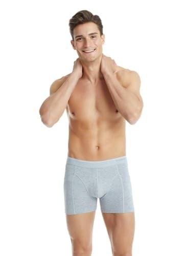 Erkek Büyük Beden Tender Cotton Gri Boxer C3T3N2O9