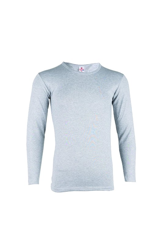 Erkek Ekru Termal Uzun Kol Fanila - Bedenler: S, M, L, XL, XXL
