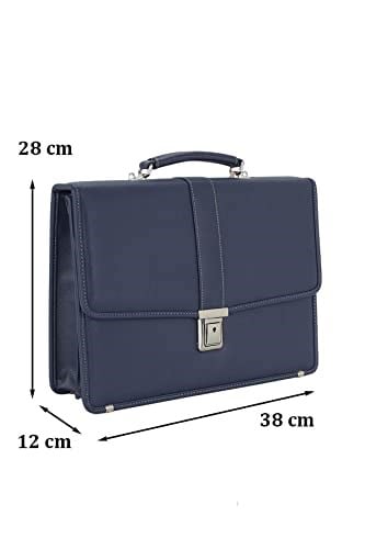 Erkek Evrak Çantası Kilit Mekanizmalı Omuz Askılı A4 Kağıt Uyumlu