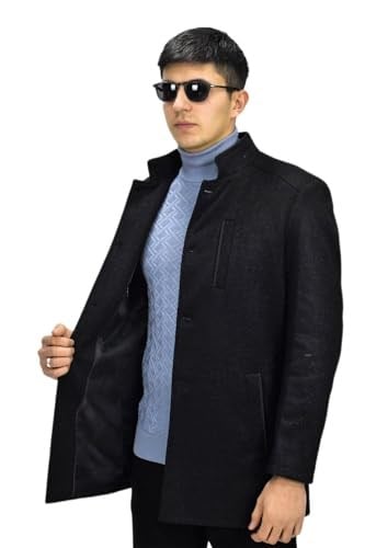Erkek Hakim Yaka Kaşe Kaban BGL-ST03412