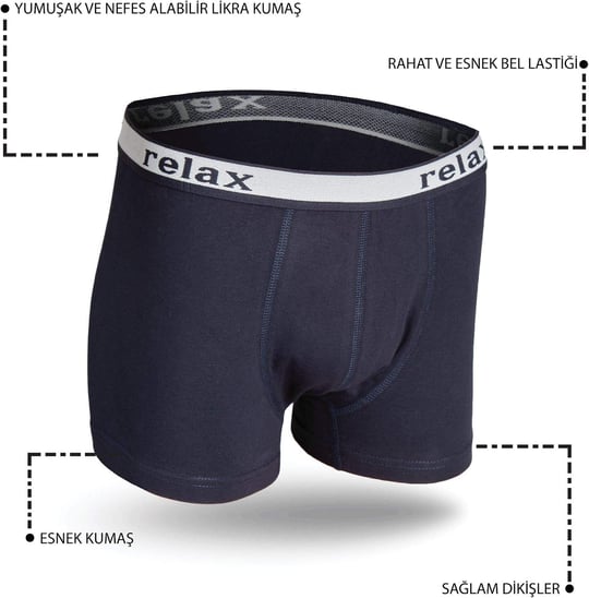 Erkek Likralı Esnek Boxer