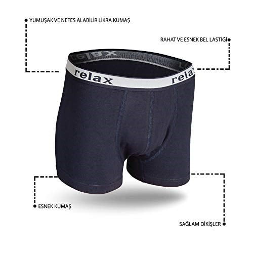 Erkek Likralı Esnek Boxer
