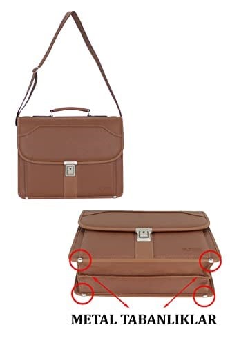 Erkek Omuz Çantası Organizer ve Laptop Bölmeli 15,6 inç