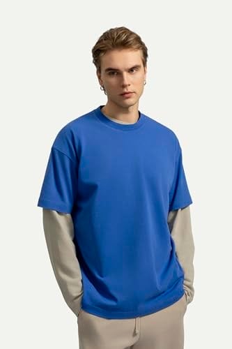 Erkek Oversize Basic T-Shirt - Urban