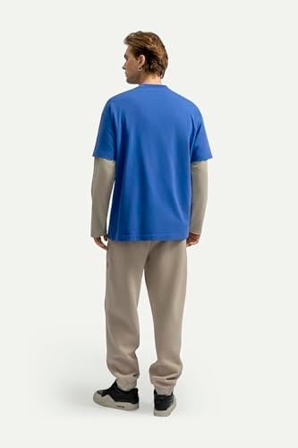 Erkek Oversize Basic T-Shirt - Urban