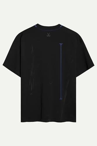 Erkek Oversize Urban Tasarım T-Shirt - Caose