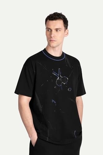 Erkek Oversize Urban Tasarım T-Shirt - Caose