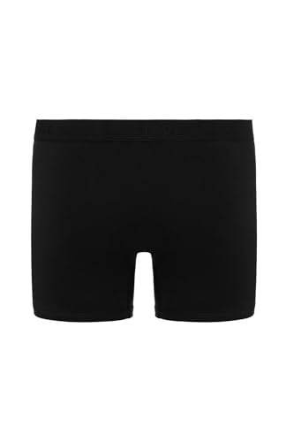 Erkek Siyah 6’Lı Likralı Boxer - 24102