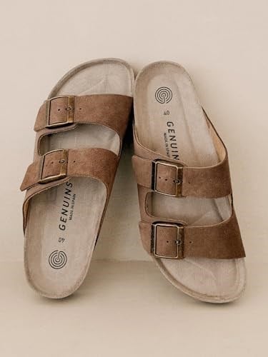 Erkek Terlik HAWAII G106020 Genuins Velour Terra