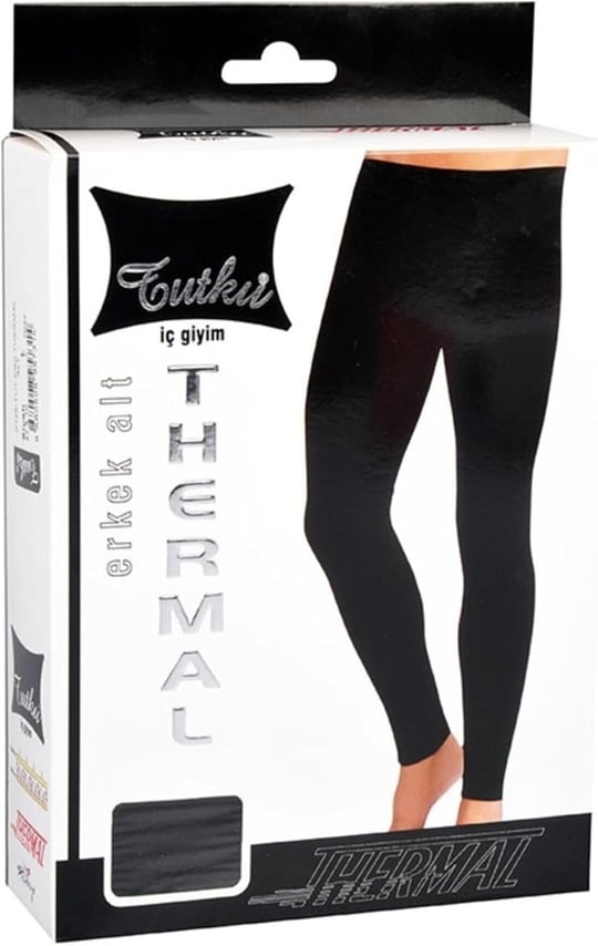 Erkek Termal Tayt Alt,%65 Yün Viskon Karışımı Erkek Termal Tayt Alt - Bedenler: XL/2XL, M