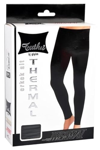 Erkek Termal Tayt Alt,%65 Yün Viskon Karışımı Erkek Termal Tayt Alt - Bedenler: XL/2XL, M