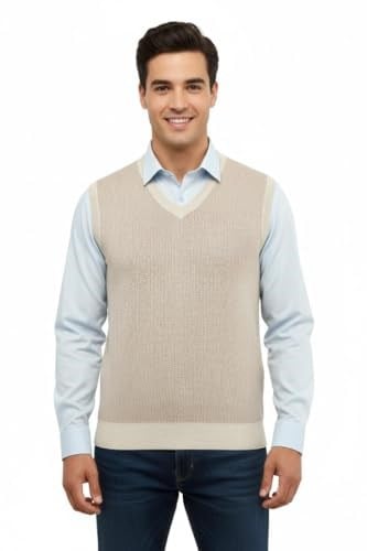 Erkek V Yaka Süveter Çelik Örgü Regular Kalıp 5206H BGL-ST04841 - Bedenler: M, L, XL, XXL