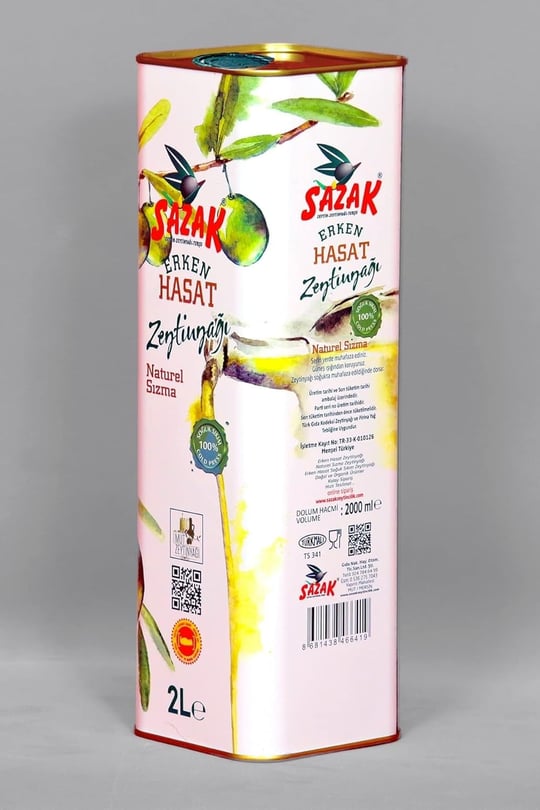 Erken Hasat Soguk Sikim Zeytinyagi 2 LT