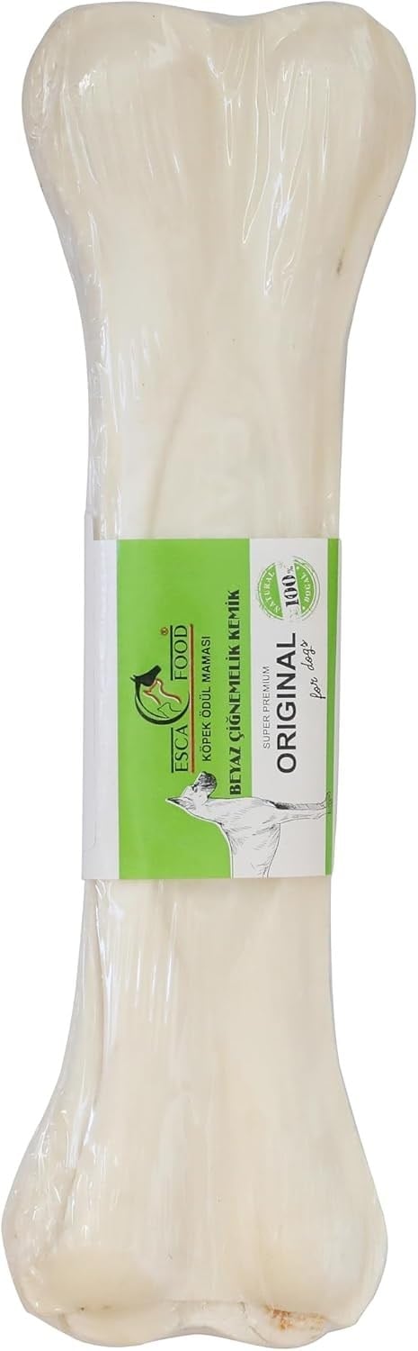 Esca Food Beyaz Pres Kemik 20,5 Santimetre 1’li 150 Gram Köpek Ödül Maması