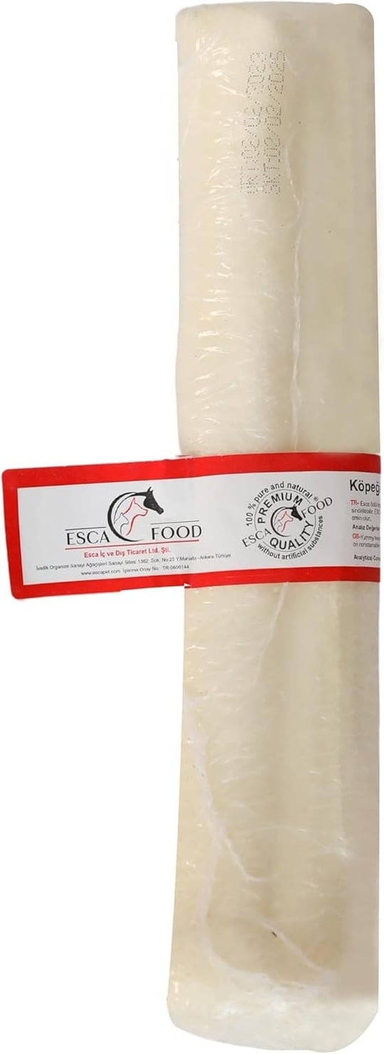 Esca Food Rol Kemik Beyaz 24 Santimetre 1li 140 Gram Köpek Ödül Maması