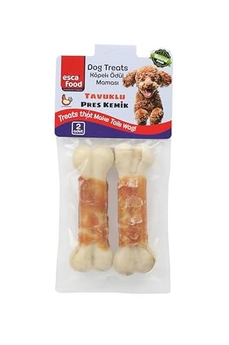 Esca Food Tavuklu Pres Kemik 12,5 Santimetre 2’li 100 Gram Köpek Ödül Maması
