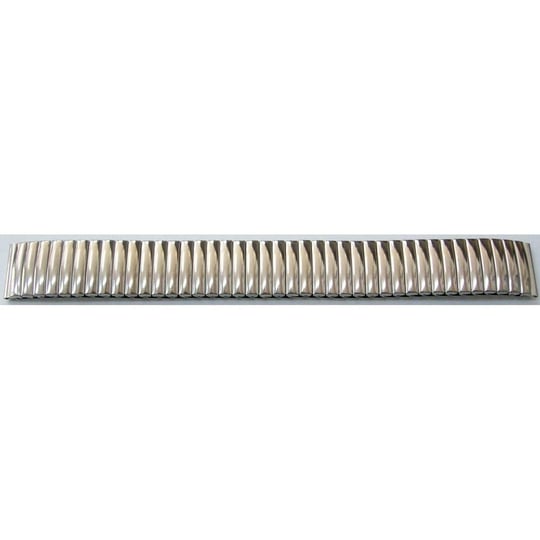 Esnek Yaylı Saat Kordonu Yaylı Metal Kordon 22mm Parlak Krom Esne