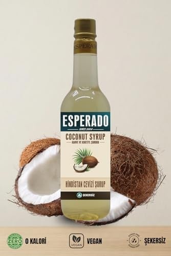 ESPERADO Şekersiz (Sugar Free) Hindistan Cevizi Aromalı Kahve & Kokteyl Şurubu - 750 ml