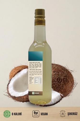 ESPERADO Şekersiz (Sugar Free) Hindistan Cevizi Aromalı Kahve & Kokteyl Şurubu - 750 ml