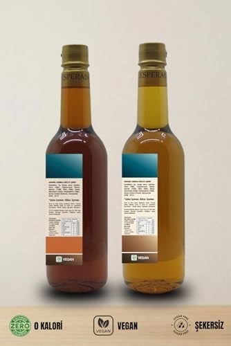 ESPERADO Şekersiz (SUGAR FREE) - Karamel * Fındık Aromalı Kahve Şurubu - 750 ml X 2 Ad.