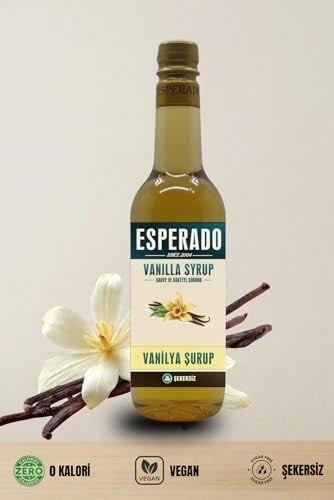 ESPERADO Şekersiz (Sugar Free) Vanilyalı Aromalı Kahve & Kokteyl Şurubu - 750 ml-
