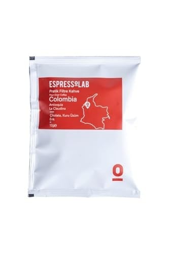 Espressolab Pratik Filtre Kahve - Colombia Antioquia La Claudina - 5 Adet -%100 Arabica