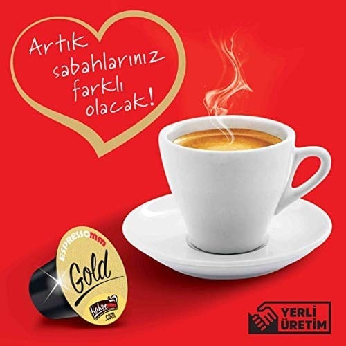 ESPRESSOMM® GOLD KAPSÜL KAHVE (100 ADET) - NESPRESSO® UYUMLU*