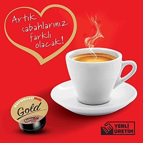 ESPRESSOMM® GOLD KAPSÜL KAHVE (50 ADET) - Tchibo Kapsül Kahve Makineleri ile Uyumlu