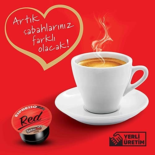 ESPRESSOMM® RED KAPSÜL KAHVE (20 ADET) - Tchibo Kapsül Kahve Makineleri ile Uyumlu