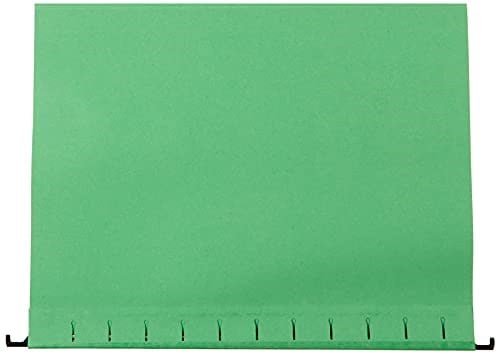 Esselte Klasik Askılı Dosya, A4, Yeşil, 25Li Paket, Sekmeler Dahil, 90318