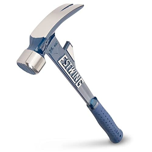 Estwing E6-24TM 40,6 cm, 24 G, frezelenmiş darbe yüzeyi, çekiç vinil çekiç, darbeye dayanıklı, saplı