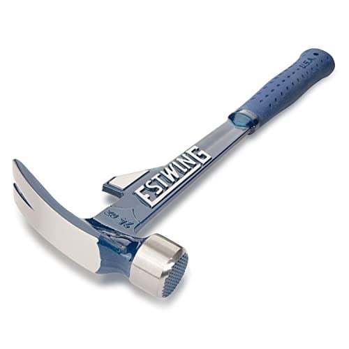 Estwing E6-24TM 40,6 cm, 24 G, frezelenmiş darbe yüzeyi, çekiç vinil çekiç, darbeye dayanıklı, saplı