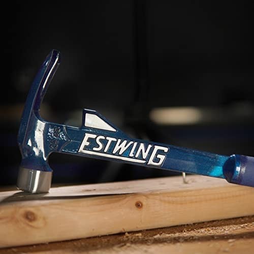 Estwing E6-24TM 40,6 cm, 24 G, frezelenmiş darbe yüzeyi, çekiç vinil çekiç, darbeye dayanıklı, saplı