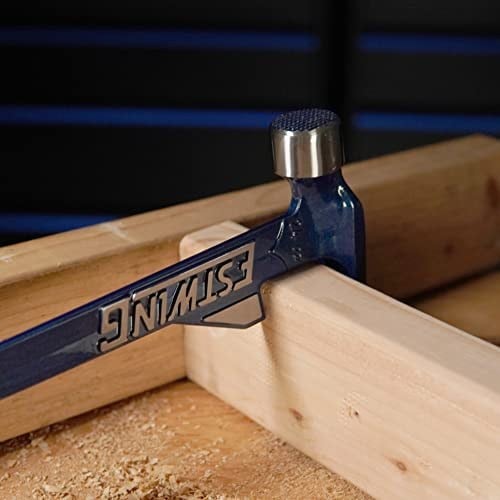 Estwing E6-24TM 40,6 cm, 24 G, frezelenmiş darbe yüzeyi, çekiç vinil çekiç, darbeye dayanıklı, saplı