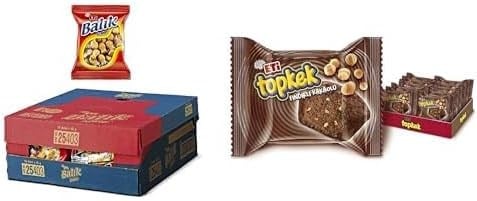 Eti Balık Kraker 40 g x 16 Adet ve Eti Topkek Fındıklı Kakaolu Kek 35 g x 24 Adet